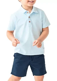 Baby Boys Short Sleeve Polo Shirt
