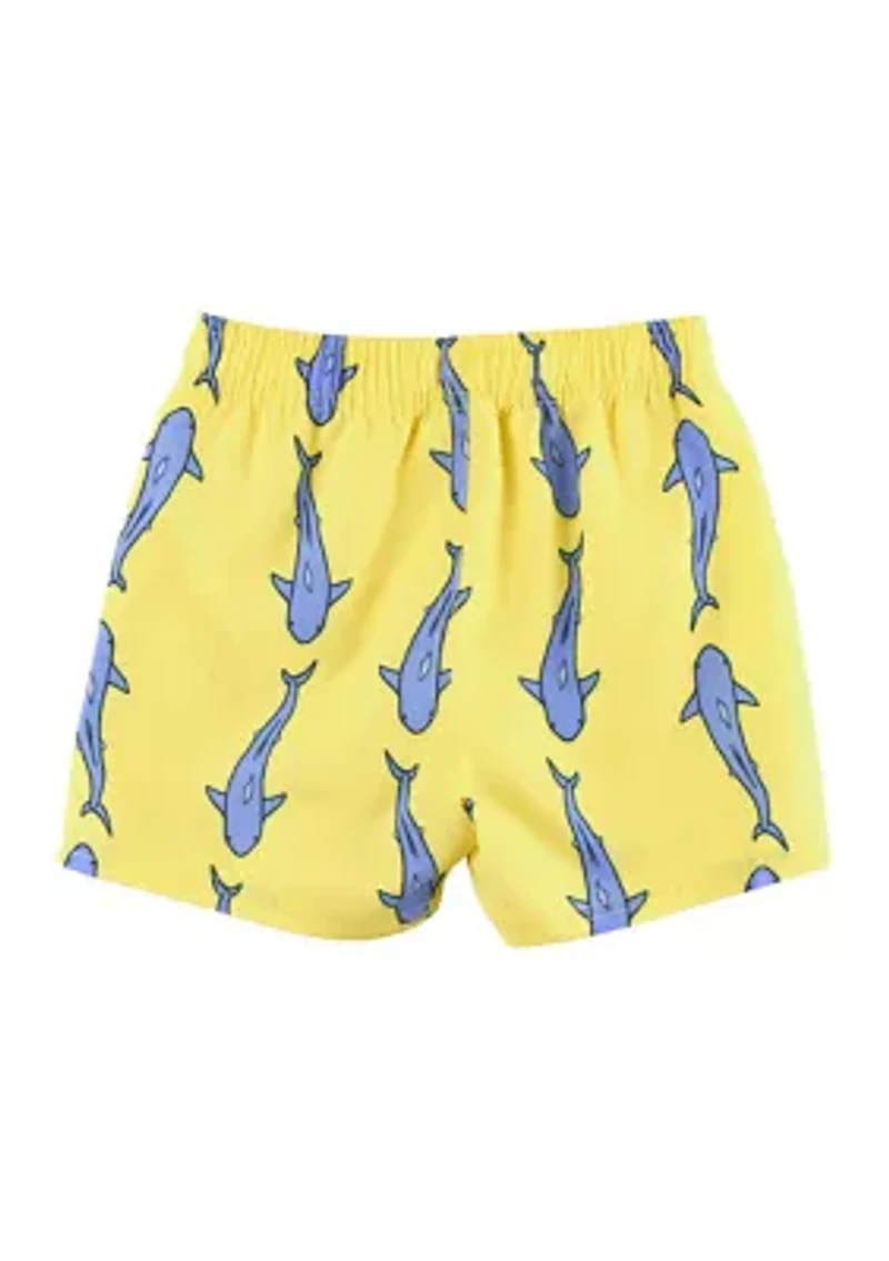 Toddler Boys Jawsome Swim Trunks