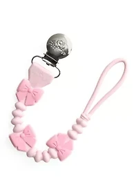 Itzy Paci Strap Plus™ Bow Pacifier Clip