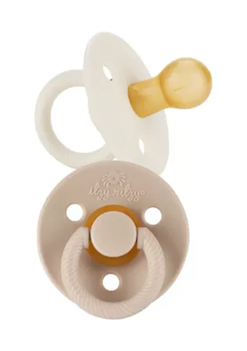 Baby Natural Rubber Pacifier - Set of 2