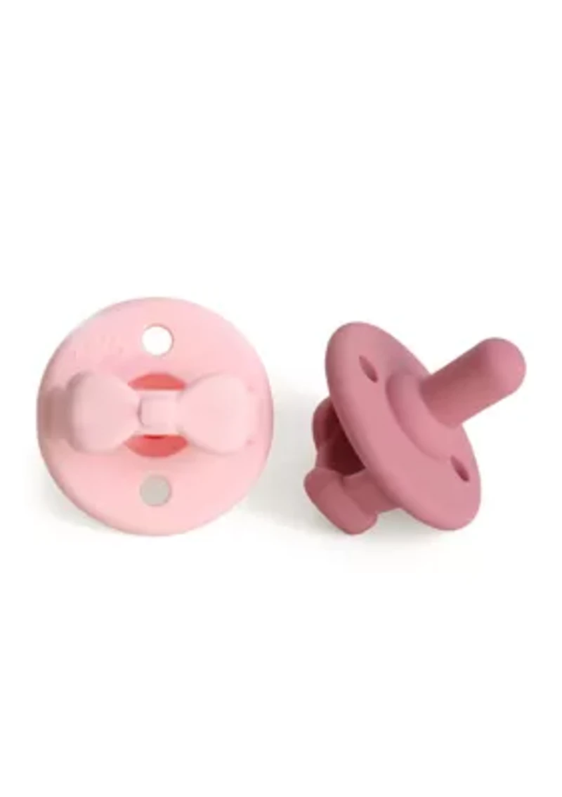 Baby Bow Sweetie Soother - 2 Pack