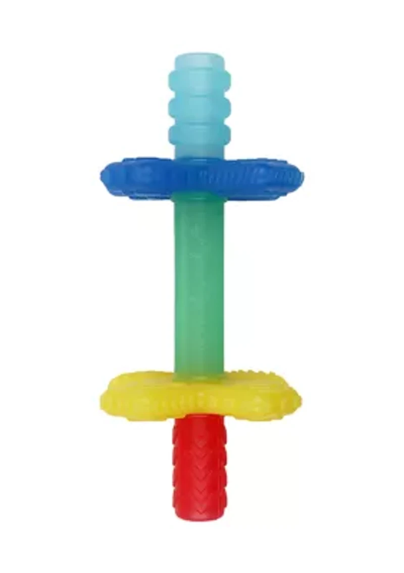 Teensy Tube Primary Color Silicone Teething Toy