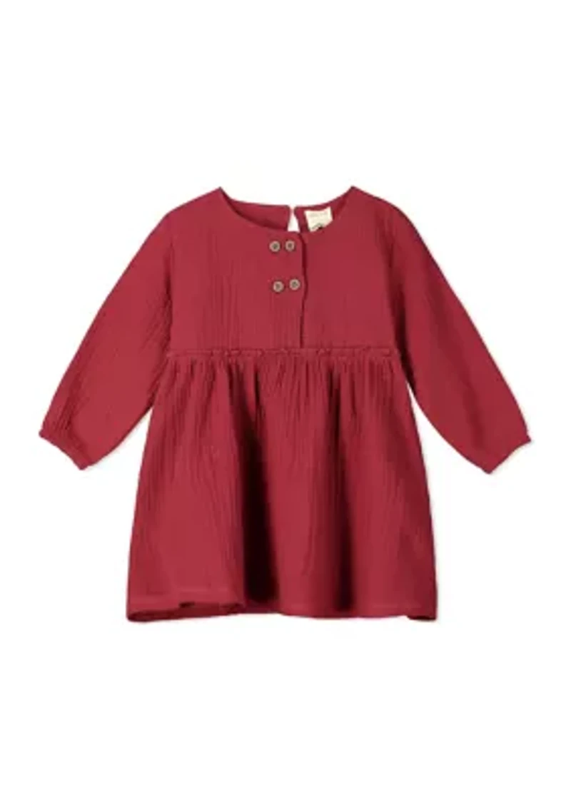 Toddler Girls Long Sleeve Mirren Dress