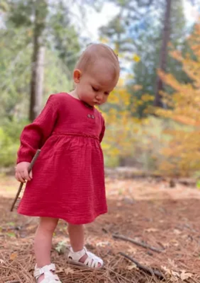 Toddler Girls Long Sleeve Mirren Dress