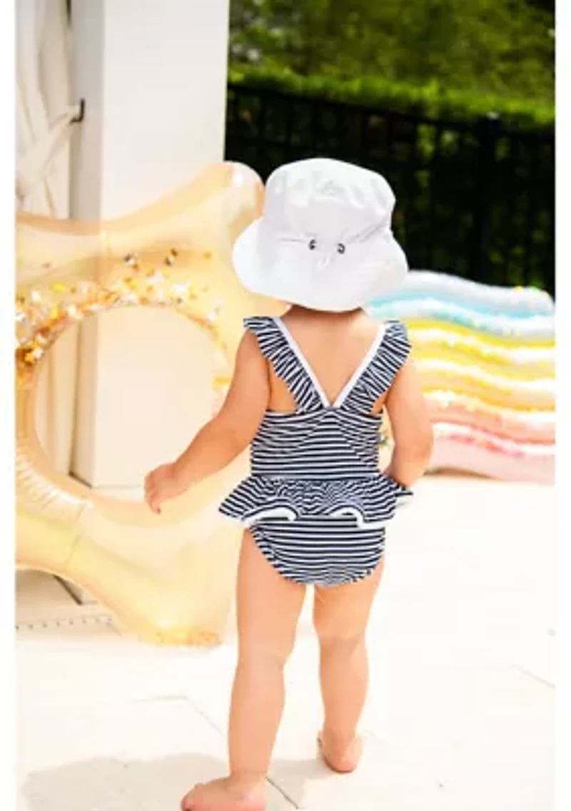 UV50 Bucket Hat- Solid White