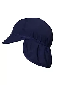 Navy Floating Flap Hat