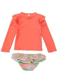 Coastal Shells Sustainable Ruffle Set