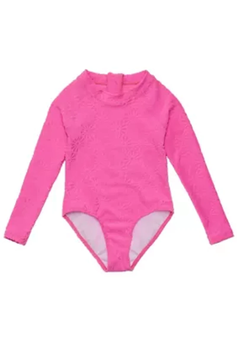 Bubblegum Bloom LS Surf Suit