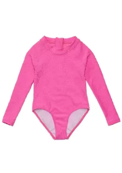 Bubblegum Bloom LS Surf Suit