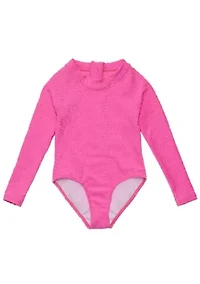Bubblegum Bloom LS Surf Suit