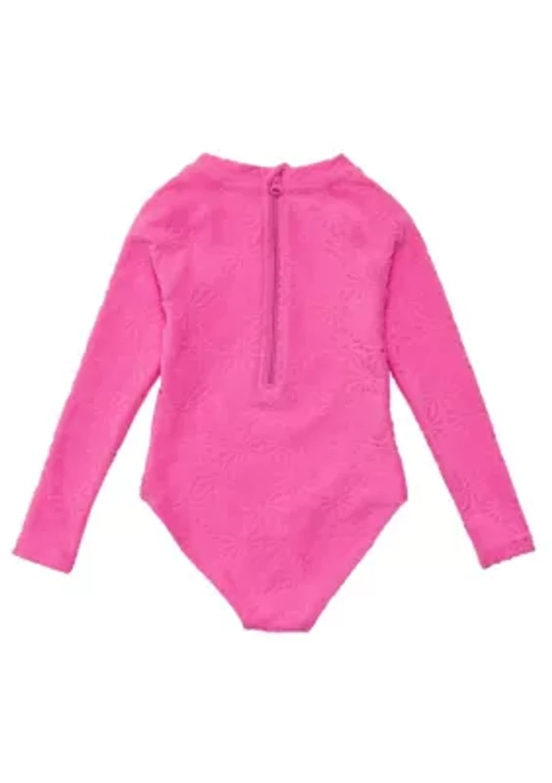 Bubblegum Bloom LS Surf Suit