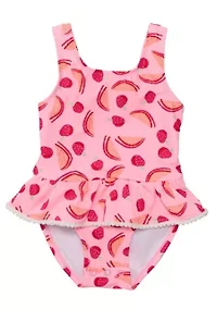 Berry Sweet Skirt Swimsuit