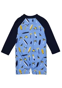 Turtle Break LS Sunsuit