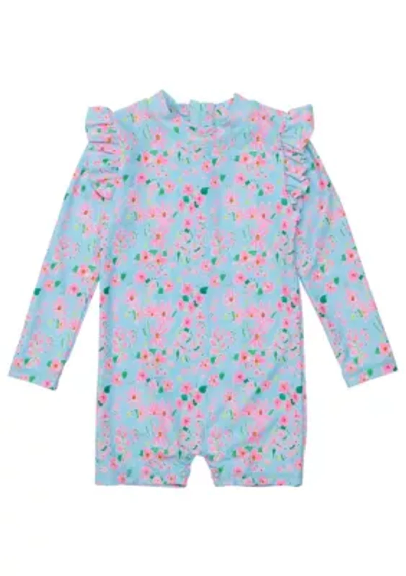 Daisy Chain LS Sunsuit
