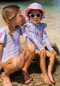 Daisy Chain LS Sunsuit