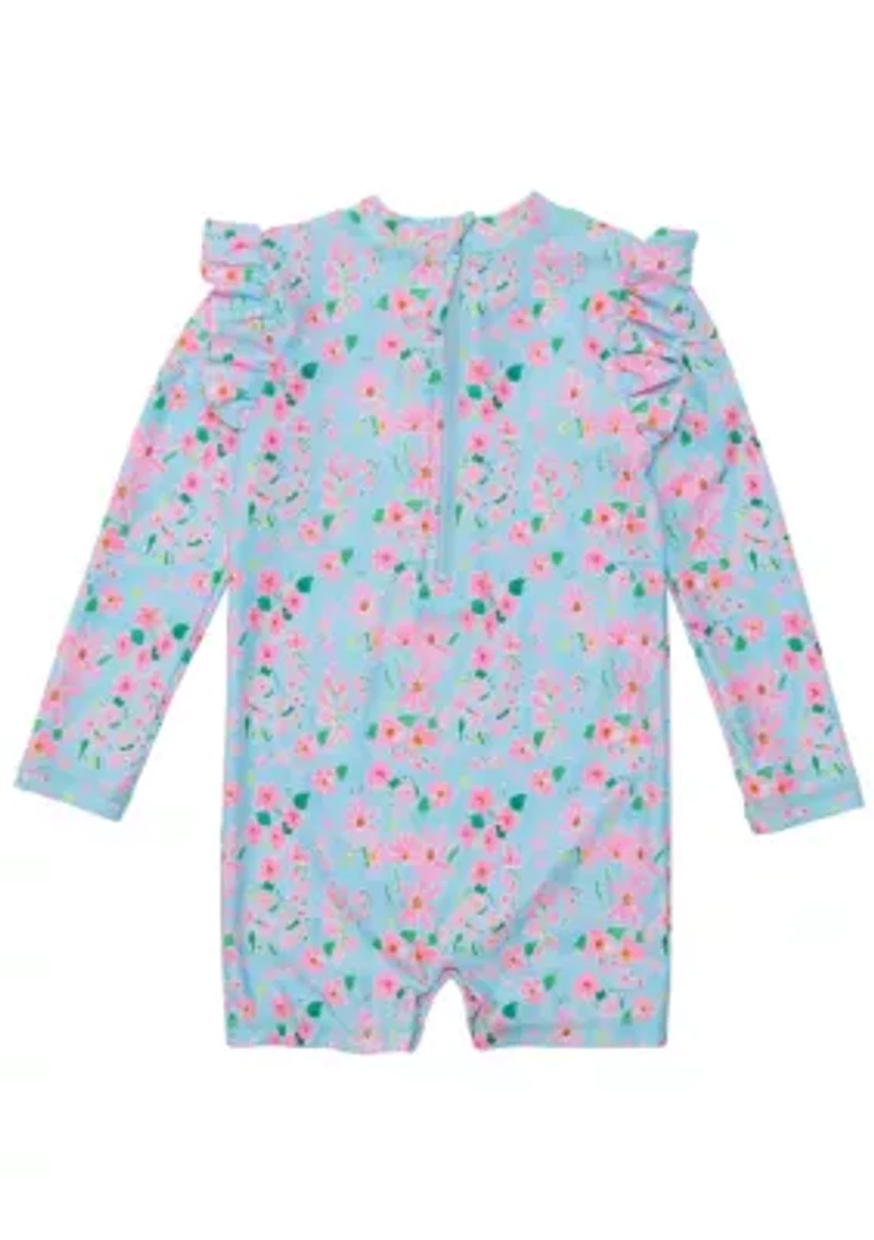Daisy Chain LS Sunsuit