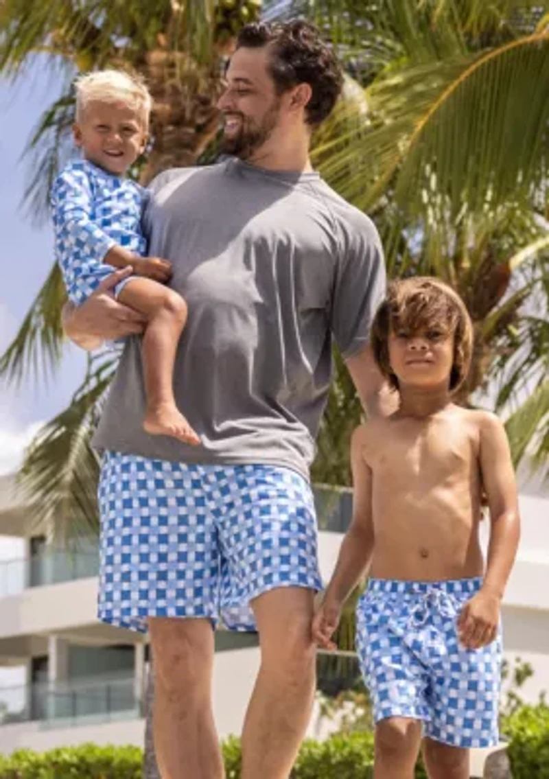 Snapper Rock Ocean Grid LS Sunsuit