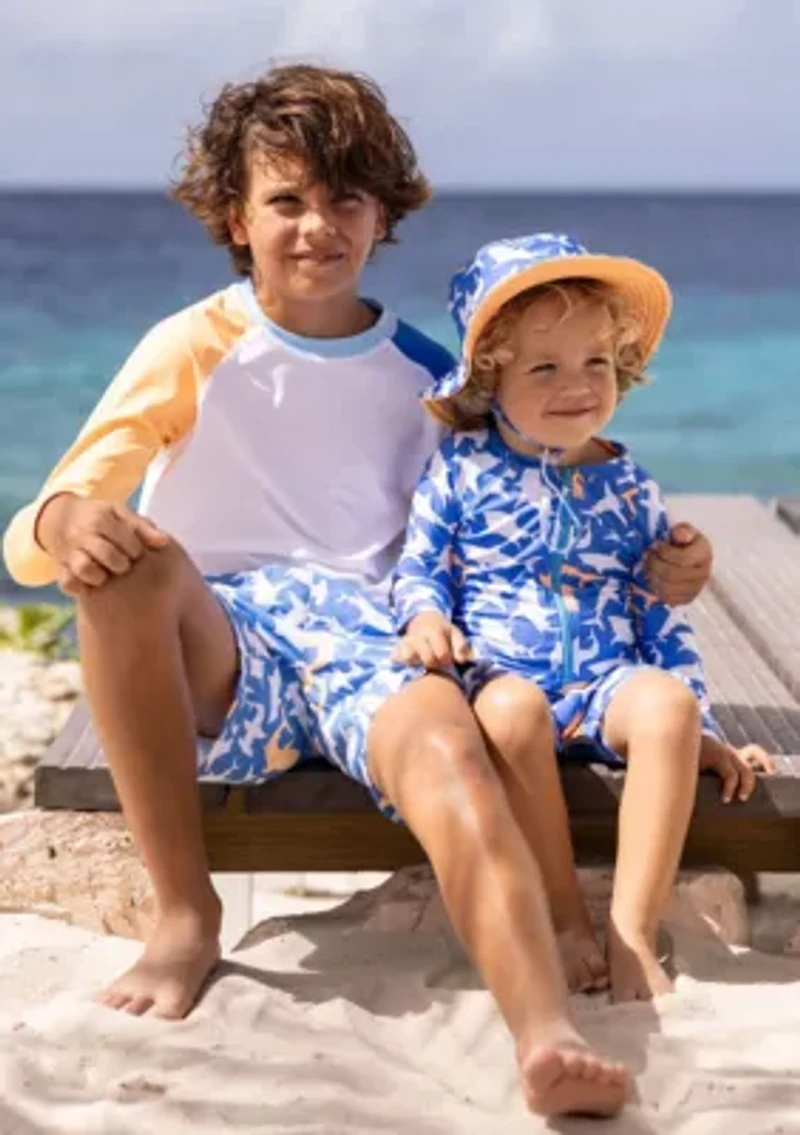 Snapper Rock Shark Squad LS Sunsuit