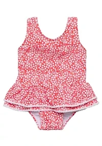 Snapper Rock Ditsy Bloom Skirt Swimsuit
