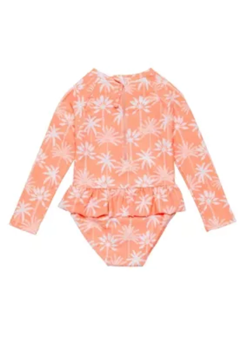 Snapper Rock Cali Palms Recycled Skirt Surf Suit