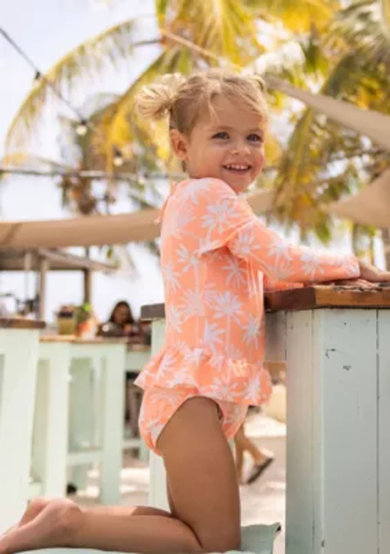 Snapper Rock Cali Palms Recycled Skirt Surf Suit