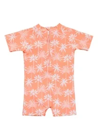 Snapper Rock Cali Palms Recycled SS Sunsuit