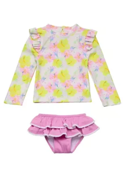 Snapper Rock Aloha Vacay Recycled Ruffle Set