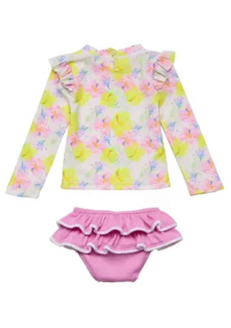 Snapper Rock Aloha Vacay Recycled Ruffle Set
