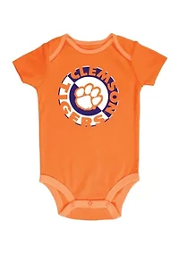 NCAA Clemson Tigers 3-Pack of Bodysuits