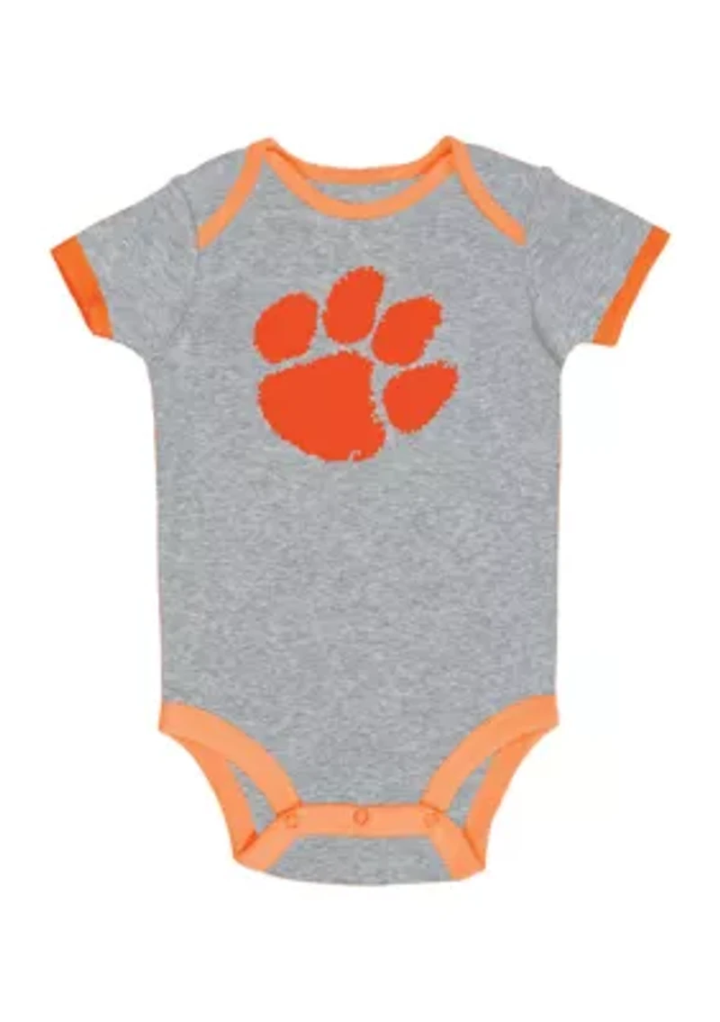 NCAA Clemson Tigers 3-Pack of Bodysuits