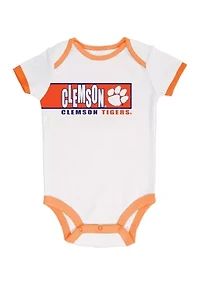 NCAA Clemson Tigers 3-Pack of Bodysuits