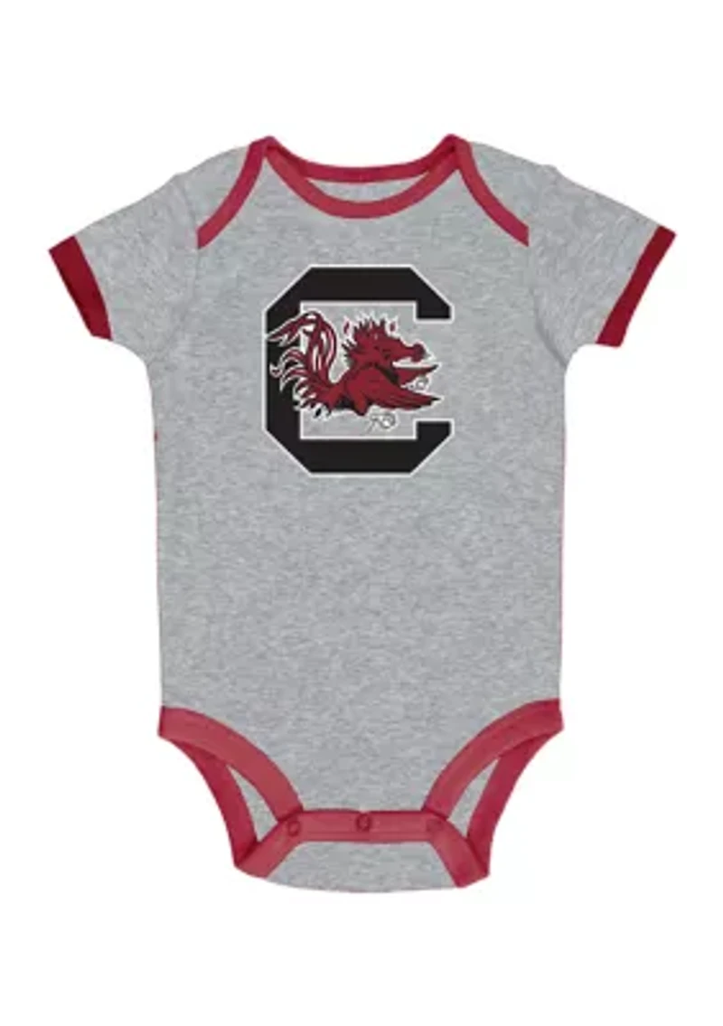 NCAA South Carolina Gamecocks 3-Pack of Bodysuits