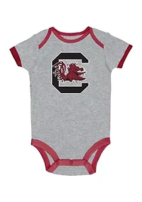NCAA South Carolina Gamecocks 3-Pack of Bodysuits