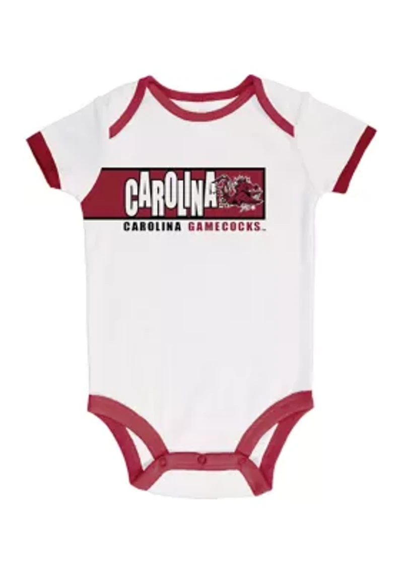 NCAA South Carolina Gamecocks 3-Pack of Bodysuits
