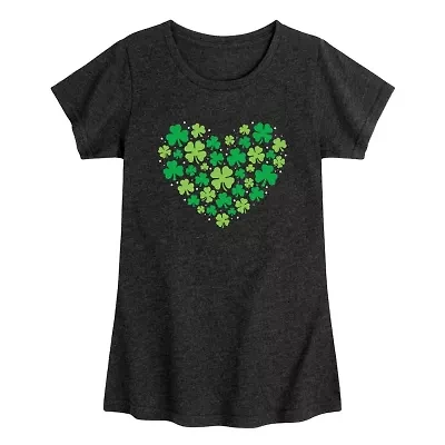 Shamrock Heart Graphic T-Shirt