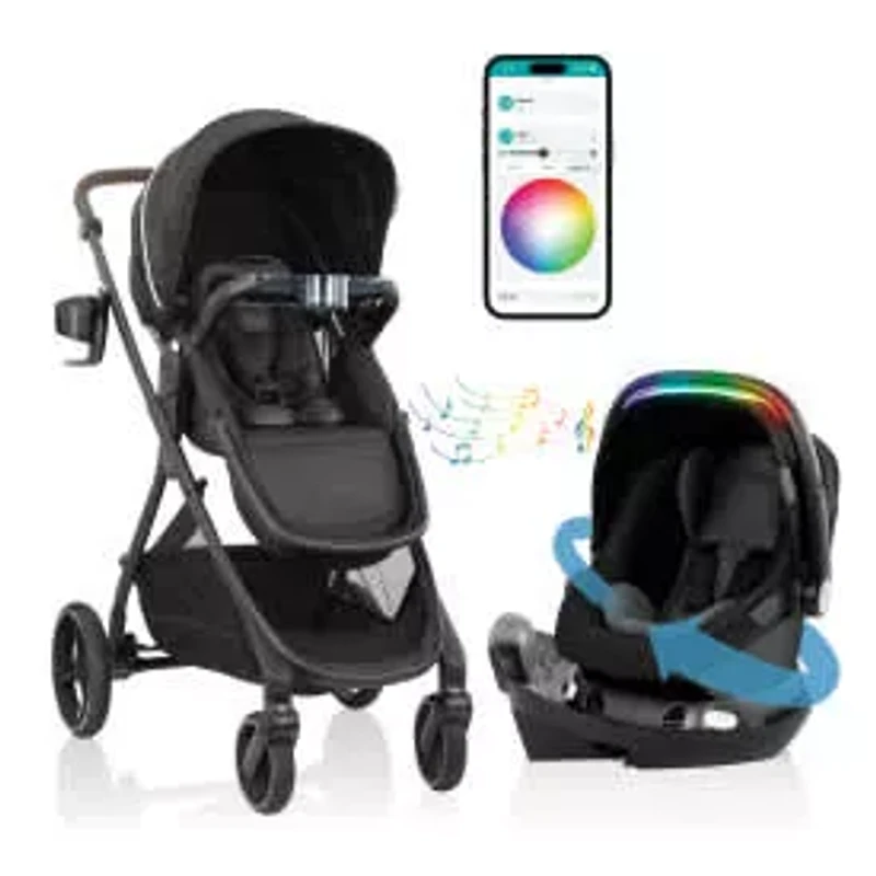 Shyft Intuiti Plus Travel System with Revolve Litemax NXT ICS and Sensory Soother
