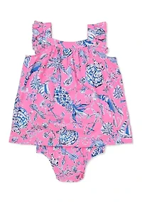 Baby Girls Plumeria Dress