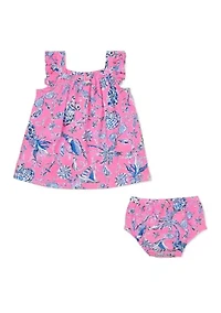 Baby Girls Plumeria Dress
