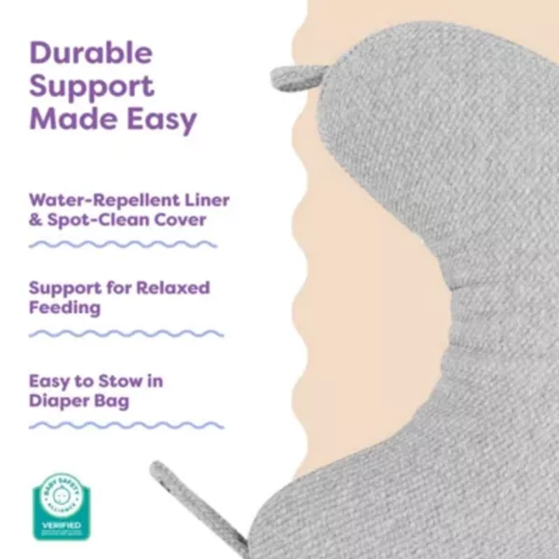 Anywhere Support Travel Nursing Pillow Gray