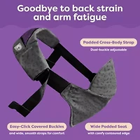 Anywhere Support Travel Nursing Pillow Gray