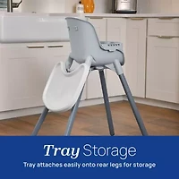 Zest 4-in-1 Folding High Chair Seasalt