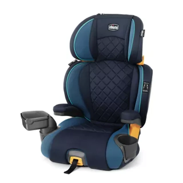 KidFit Zip Plus 2-in-1 Belt Positioning Booster Car Seat Seascape