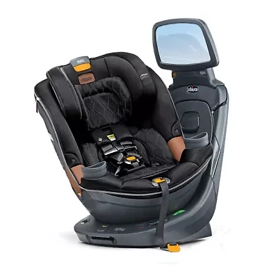 Fit360 Zip ClearTex Rotating Convertible Car Seat w/ Fit360 Mirror Jet