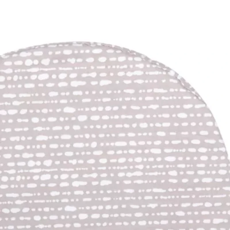Boppy Organic Cotton Pregnancy Support Wedge Pillow Biscotti Liquid Stripe