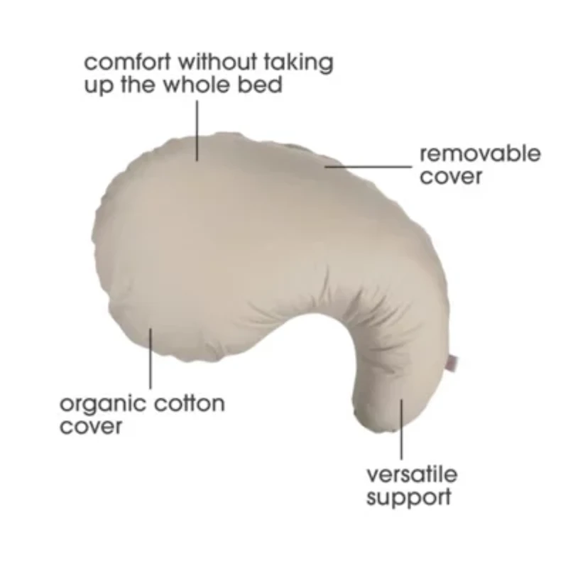 Boppy Cuddle Pillow w/ Organic Cotton Cover Biscuit