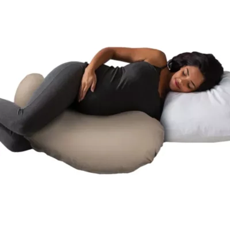 Boppy Cuddle Pillow w/ Organic Cotton Cover Biscuit