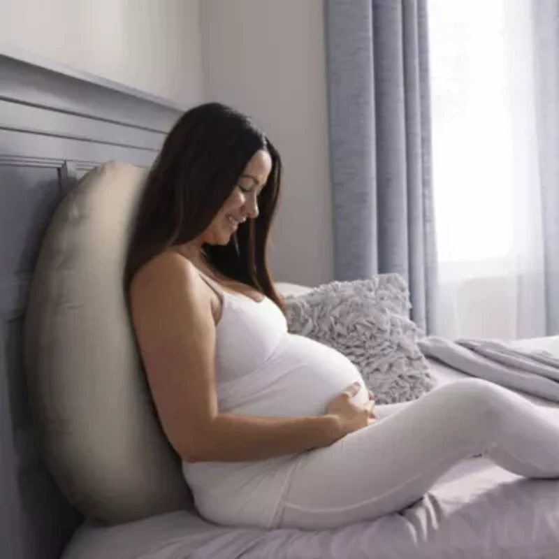 Boppy Cuddle Pillow w/ Organic Cotton Cover Biscuit