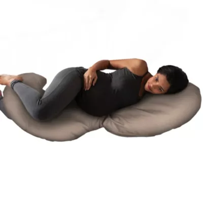 Boppy Total Body Pillow w/ Organic Cotton Cover Biscuit