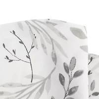 Boppy Total Body Pillow w/ Removable Pillow Cover Gray Scattered Leaves
