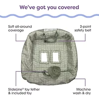 Boppy Shopping Cart Cover Happy Green Leaf